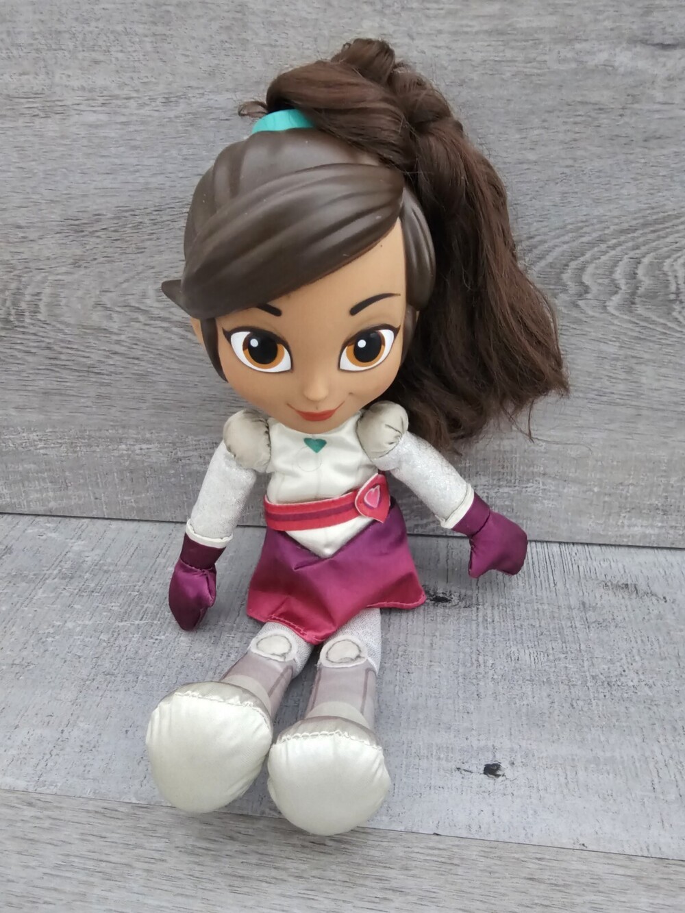2017 Nickeolodeon Nella The Princess Knight Plush Doll Viacom Talking Toy Doll